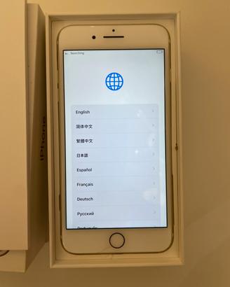 iPhone 7 plus gold 128GB + 2 cover nuove