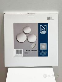 Set di tre specchi decorativi modello Cora Oro