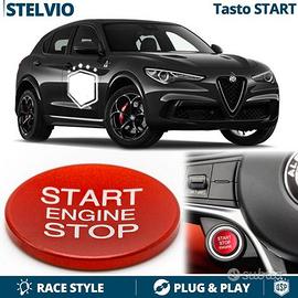 Tasto START STOP Rosso per Alfa STELVIO Pulsante