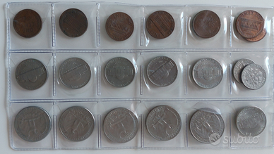 Lotto monete USA: 20 monete Stati Uniti d'America