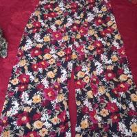 PANTALONI DONNA FANTASIA FLOREALE