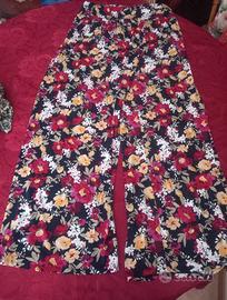 PANTALONI DONNA FANTASIA FLOREALE