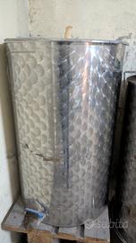 serbatoio vino acciaio inox 300 litri x2
