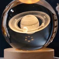 Sfera di Cristallo 3D sistema solore