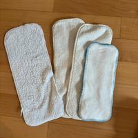 Inserti per pannolini lavabili in eco-cotone