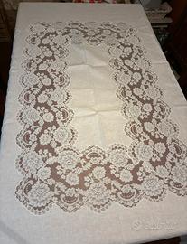 Tovaglia Ovale cm 174x220 in Pizzo Rebrodè
