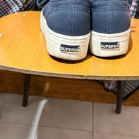 Superga platform blu N 38