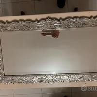 Specchiera in argento lavorato (placcato)
