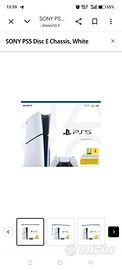 Ps5 disc e chassis bianca