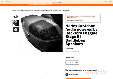 Casse nuove originali Harley Davidson stage 2