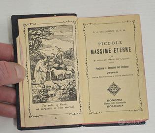 LIBRO ANTICO PICCOLE MASSIME ETERNE DI  DE LIGUORI
