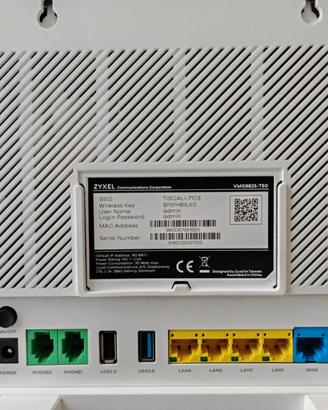 Modem router Zyxel  vmg8825 T5