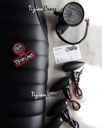 KIT cafe scrambler SELLA FANALINO CONTAKM FRECCE