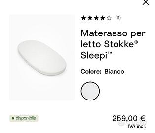 Materasso lettino stokke sleepi
