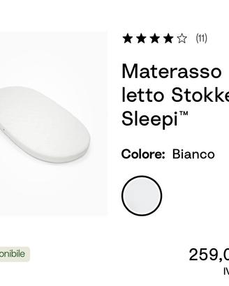 Materasso lettino stokke sleepi