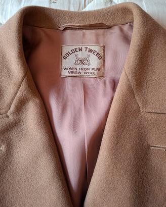 cappotto pura lana color cammello 