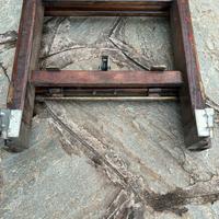 Scala in legno a sfilo 2 tronchi