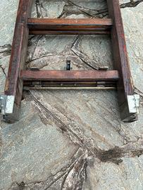 Scala in legno a sfilo 2 tronchi