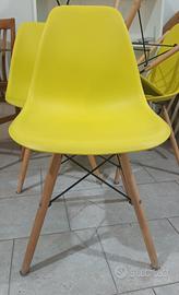 sedie Ikea per soggiorno cucina gialle 4 