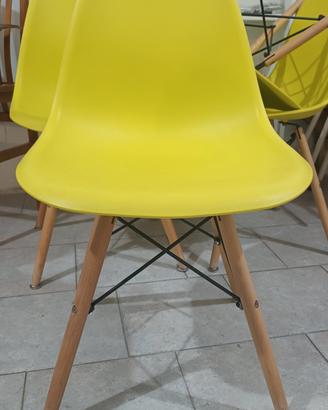 sedie Ikea per soggiorno cucina gialle 4 
