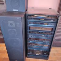 IMPIANTO STEREO SHARP A COLONNA CON 4 CASSE