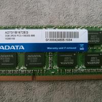 ADATA 2 GB PC3-10600S DDR3 SO-DIMM Notebook Ram AD
