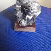 Scultura in peltro anni 70