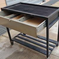 CARRELLO DA OFFICINA CON CASSETTO