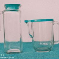 2 Caraffe Frigoverre Rocco Bormioli Vetro - Nuove