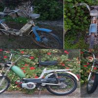 Piaggio Ciao 50 e Morini 50 con librettino + pezzi