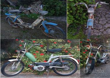 Piaggio Ciao 50 e Morini 50 con librettino + pezzi