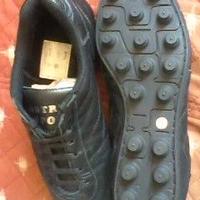 CALCIO: DUE PAIA scarpe PELLE n. 40,5 e n. 40 (nuo