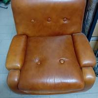 Poltrona in pelle
