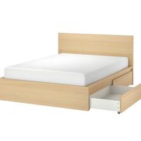 Letto matrimoniale Ikea Malm 200x180cm queen size