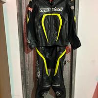 Tuta da moto in pelle