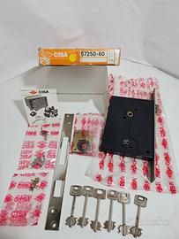 Cisa 57250-60 serratura 4 lanci da infilare funzio