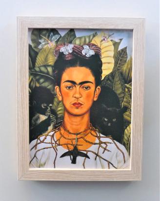 Quadro Frida Kahlo con cornice