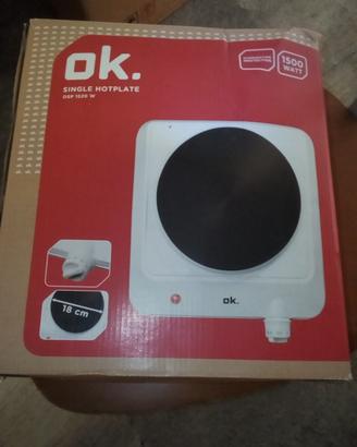 Piastra Elettrica OK 1500W + OMAGGIO Adattatore