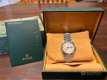 ROLEX DATEJUST 16234 - computer dial - Diamanti