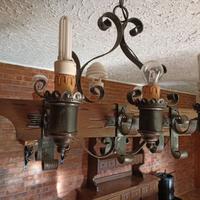 2 Lampadari stile rustico