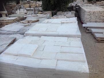 Listelli di pietra bianco neve misure 5/10/15/20/