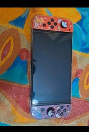 switch oled scarlatto e violetto