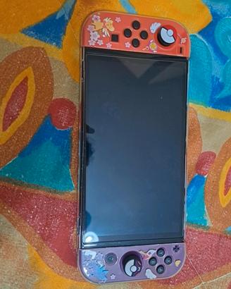 switch oled scarlatto e violetto