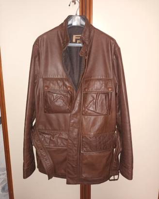 Giacca di pelle tg 52