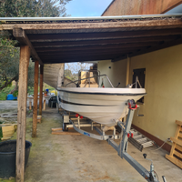 Barca motore e carrello