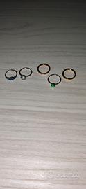 Set 4 Anelli Pandora Originali in Argento 925