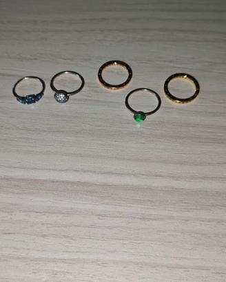 Set 4 Anelli Pandora Originali in Argento 925
