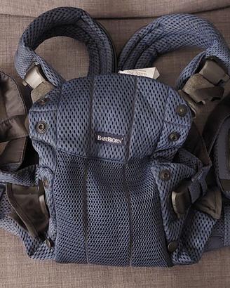 Marsupio BabyBjörn Harmony Mesh 3D, Blu navy