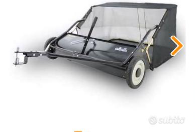 Raccoglitrice trattorino tagliaerba