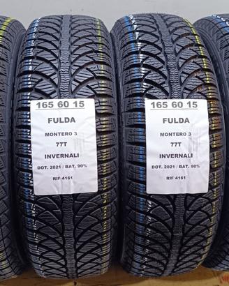 4 GOMME 165 60 15 FULDA INV RIF4161